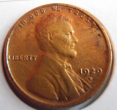 1929 D Tough Date Early Lincoln Wheat Cent in AU condition  (29DHP2)
