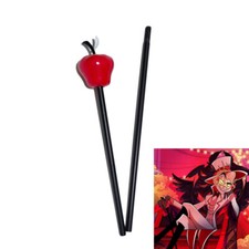 Lucifer Morningstar Apple Staff Hazbin Hotel Cosplay Wand PVC Prop Halloween