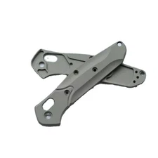 1 Pair Custom Made TC21 Titanium Alloy Knife Handle Scales for Benchmade 945