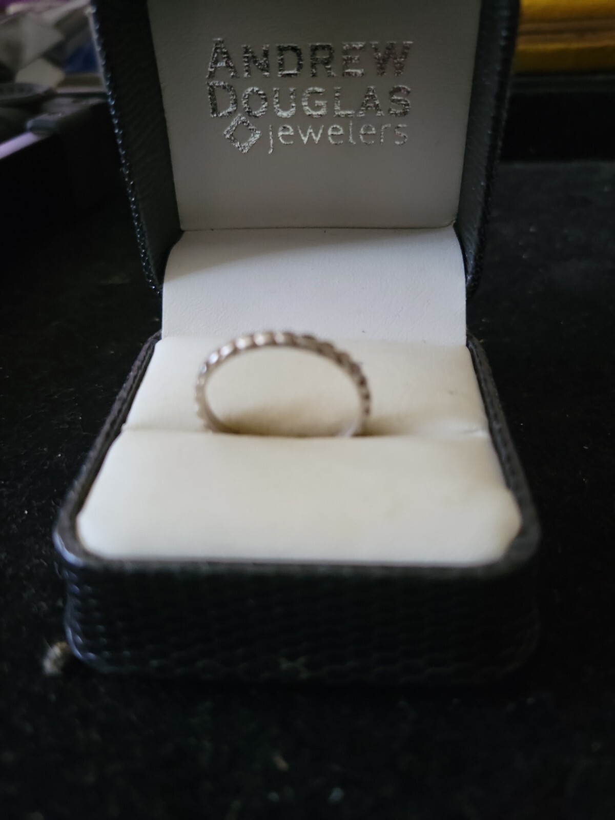 .925 Sterling Silver Stackable Ring Band, Size 8.… - image 4