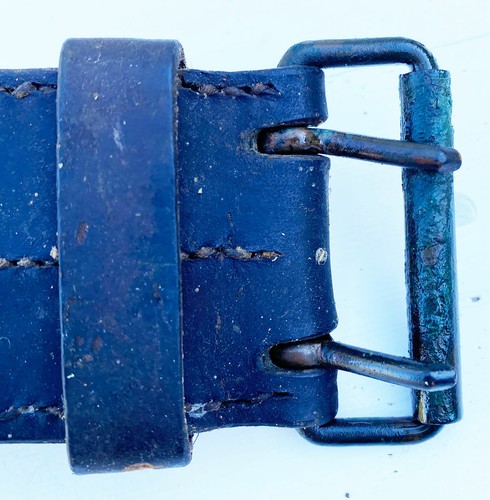 MILITARIA CEINTURON CUIR - Picture 3 of 4
