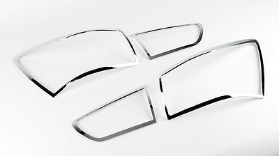 CHROME REAR TAIL LAMP COVER GARNISH SUITS KIA RIO SEDAN 2012