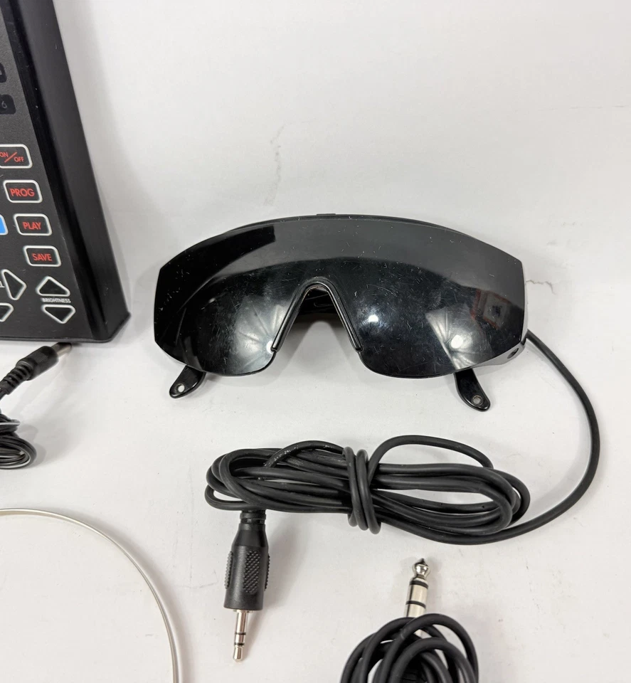 Zygon SuperMind脑波同步器冥想眼镜 头戴式耳机 工作良好 — 第 4/4 张图片