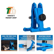 Adjustable Round Fiber Optic Jacket Stripper, 9mm-19mm with Replacement Blades