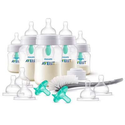 Avent Philips Anti-Colic Baby Bottle with Air-Free Vent Newborn Gift Set -