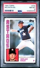 1984 TOPPS #470 NOLAN RYAN PSA 8