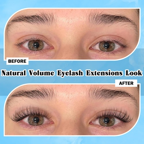 Natural Lash Clusters DIY Eyelash Extension Wispy 144 Pcs Individual Cluster - Picture 5 of 7