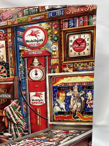 MAN CAVE 2000 Pc Puzzle Springbok 2023 Coca Cola Harley Mobilegas Big Boy Comp - Picture 2 of 9