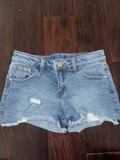 blue art class jean shorts. excellent condition. good for kids pre teens  teens