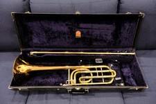 1962 Vintage Conn 88H Tenor Trombone, Elkhart IN - F Attachment, Rose Brass Bell