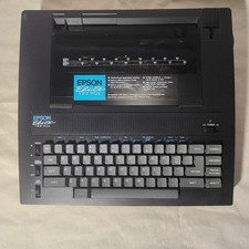 Epson Elite 300 Portable Electronic Typewriter With Cover And Manuel- Untested thumbnail
