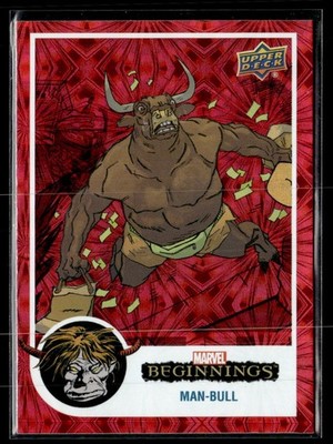 2022 Marvel Beginnings V2 S1 Red Supernova #52 Man-Bull