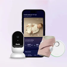 Owlet Dream Duo 2 Smart Baby Monitor w/ Dream Sock Bedtime Mint- Sealed