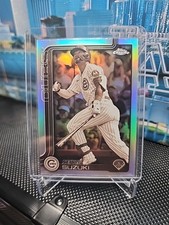 Seiya Suzuki Sepia Refractor 2025 Topps Chrome Baseball Card #210 Chicago Cubs
