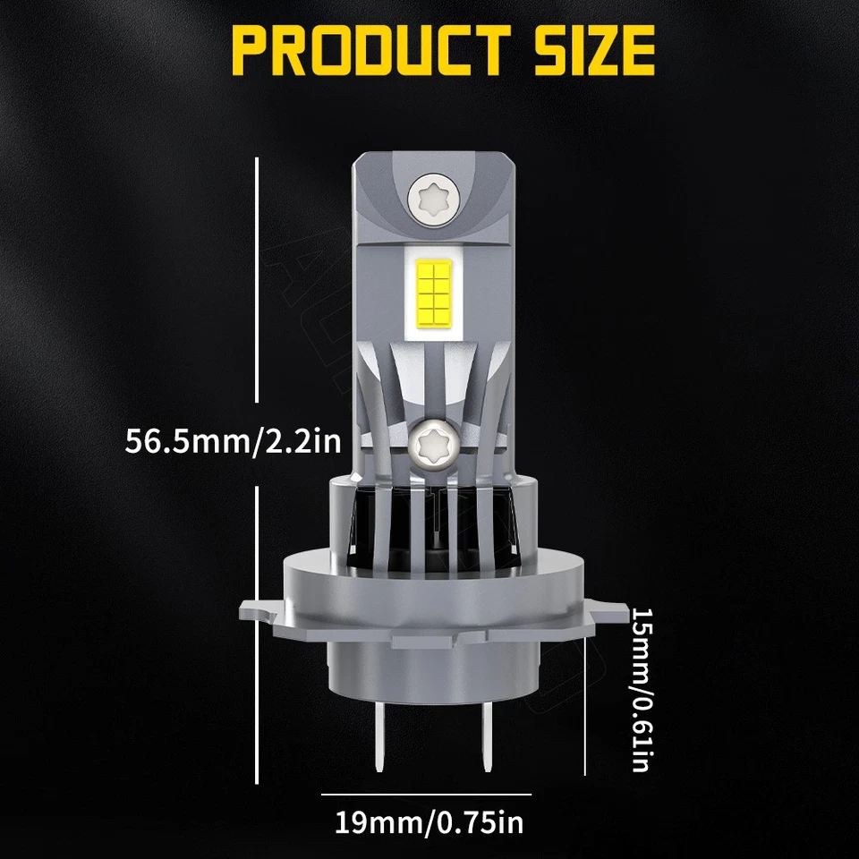 Kit de faros LED altos bajos súper brillantes IP68 para Volkswagen Bora 2005-2010 Foto 2 de 4