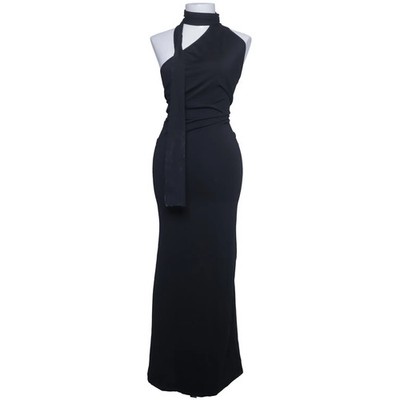 Shein, Maxikleid, Größe: S, Schwarz, Elasthan/Polyester, Einfarbig, Damen #BpI