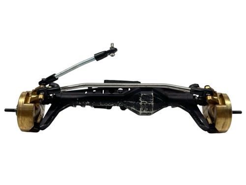 Vanquish Currie Capra F9 Blk Vorderachse Alum mit Supershafty/Vitavon Messing #16527 - Bild 2 von 9