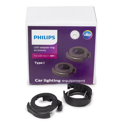 PHILIPS 11179X2 Adapterringe Type I Lampenfassung für Ultinon Pro6000 H7 LED