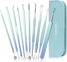 Blackhead Remover Tools 10Pcs Pimple Popper Tool Kit, Blackhead Remover