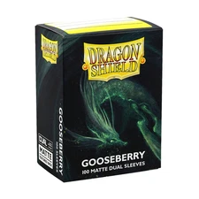 Dragon Shield Matte Dual Pastels: Gooseberry (100ct) Standard Size