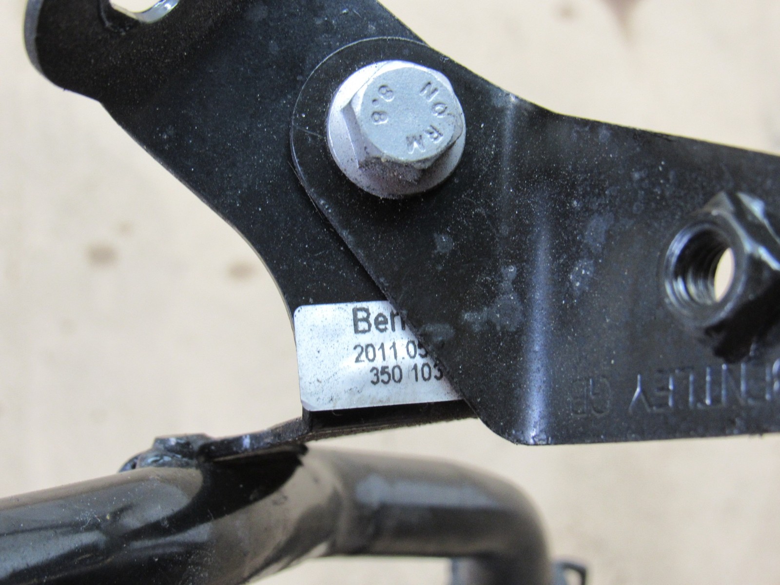 Bentley Continental GT 2012 Coolant Water Hose Pipe Line Tube 11-18 ;#3