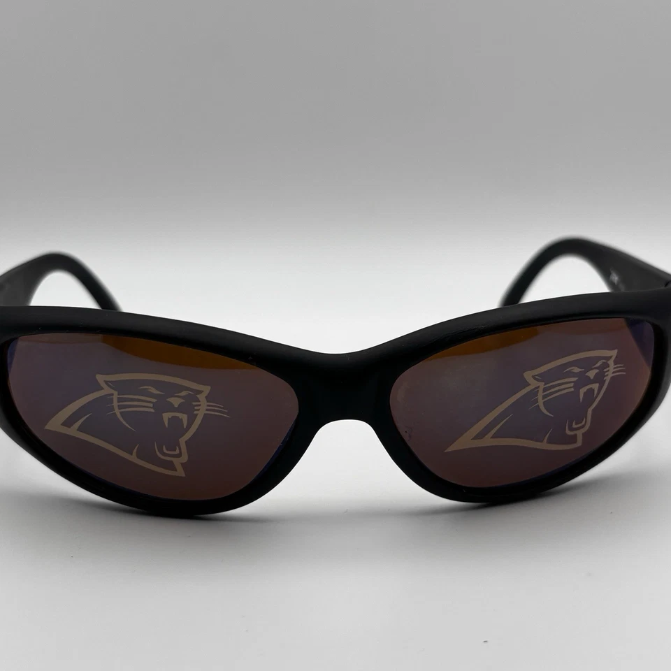Gafas de sol Jax Panthers hechas en Italia negras envolventes con logotipo lentes de colección NFL Foto 2 de 4