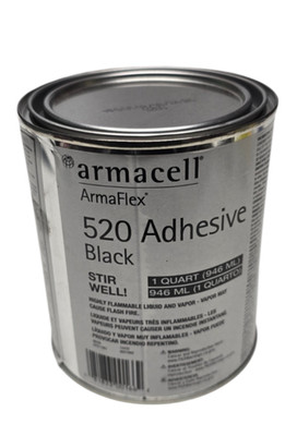 Armacell Armaflex 520 Industrial Contact Adhesive Black 1 Quart