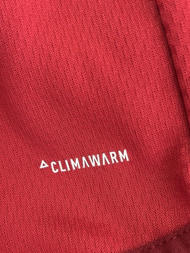 Adidas Climawarm Pullover Hoodie Red Sz 2XL Open Waist Front Pocket - Picture 10 of 10