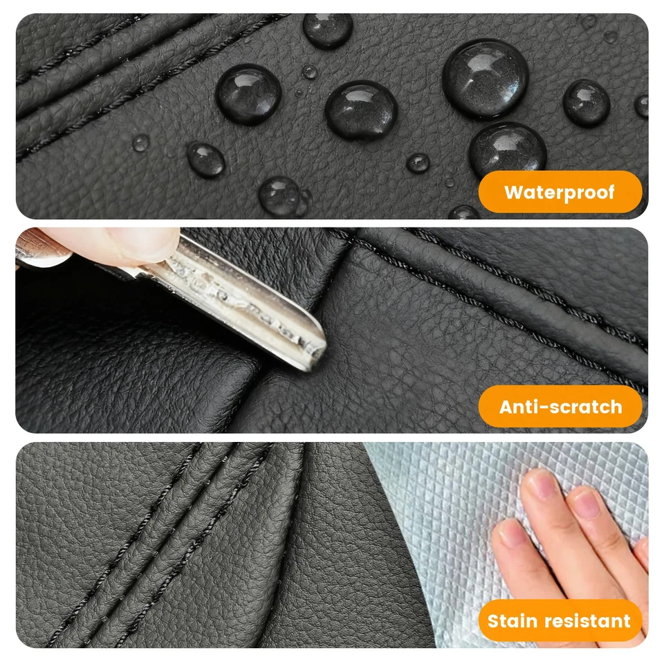 Para Chevy Silverado 1500 2500 2007 08-14 Cuero Apoyabrazos Consola Salto Asiento Cubierta Foto 4 de 4