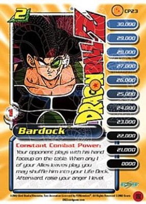 Bardock, LV 2 - Foil - Capsule Corp Power Pack - Dragon Ball Z CCG (Score 2000)