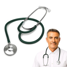 Single Head Lightweight Stethoscope, Latex Free for Doctors, Nurses, Students, M