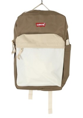 LEVI'S Herren Tasche OS braun funktioneller Reißverschluss Unisex Rucksack *