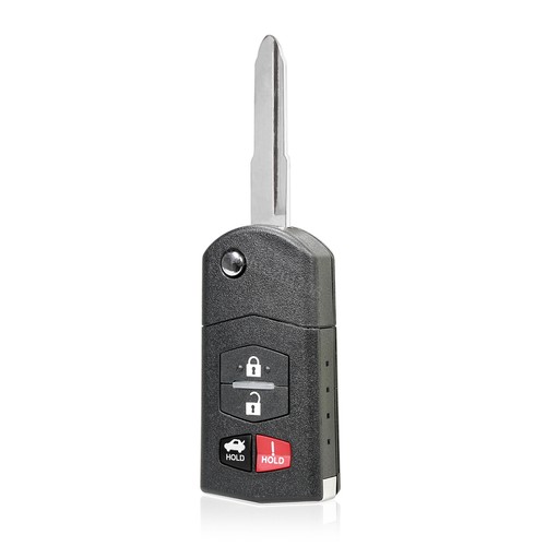 2 Replacement Flip Key Fob For 2010 2011 2012 2013 Mazda 6 3 BGBX1T478SKE12501 - Picture 8 of 8