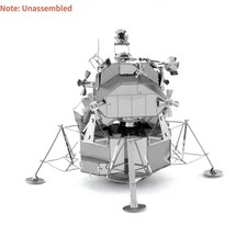 8cm X 8cm DIY Metal USA Apollo Lunar Module Unassembled Model toy gift