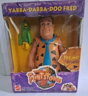 1993 Mattel The Flintstones Movie Yabba-Dabba-Doo Talking Fred  Flintstone 