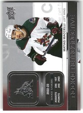 2023-24 Upper Deck #RR-18 Matias Maccelli Rookie Retrospective