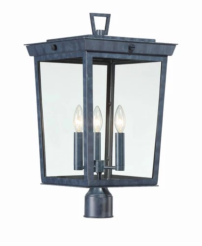 Crystorama Lighting - Three Light Outdoor Lantern Post - Outdoor Lantern Post - - Picture 1 of 4
