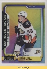 2018-19 O-Pee-Chee Platinum Rainbow Color Wheel Maxime Comtois #173 READ hj3