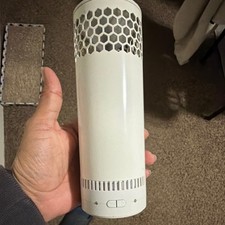 808 SP891 Wireless Portable Speaker White Cylinder Aux Micro-USB Plastic
