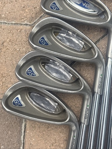 PING G5 Iron Set 3-PW Factory Steel Regular Flex Green Dot RH Lead Tape Read! - Picture 6 of 19