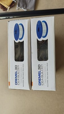 Two pack - Dremel 3D Idea Builder PLA Filament 1.75mm, 2 Natural White 1.1lb