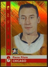 2011 - 2012 ITG Pierre Pilote Captain C Gold /50 #64 Hockey Card