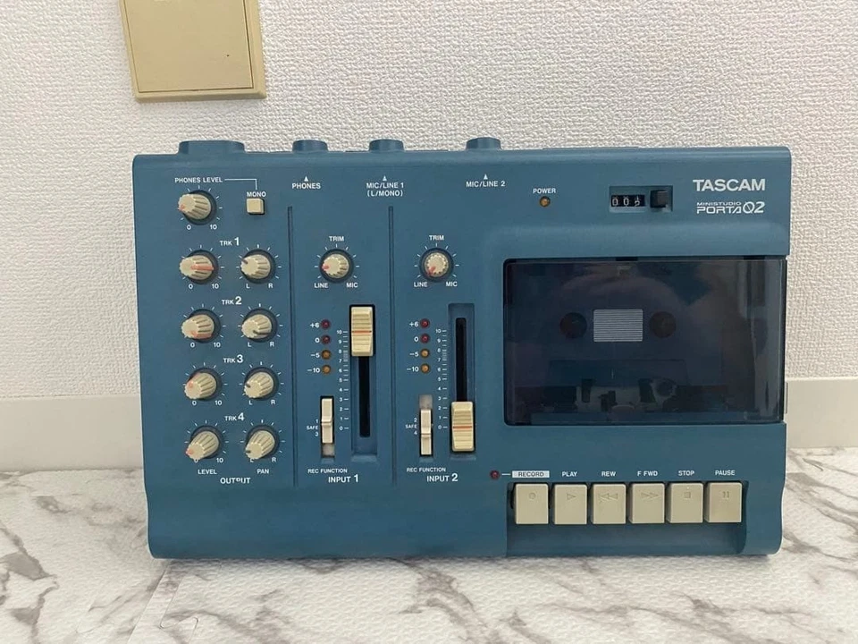 Tascam Porta 02 - 4 Track Cassette Multitrack Recorder Tested Working From Japan - Image 2 of 4