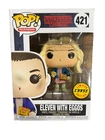 Funko Pop! Eleven With Eggos #421 CHASE Stranger Things Mint W/ Protector