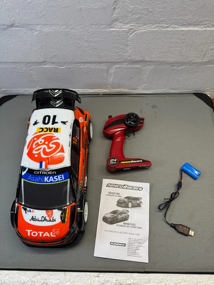 Fahrzeug Fernsteuerung Citroën C3 WRC Ninco USB-Ladegerät Batterie 2,4 GHz - Bild 2 von 4