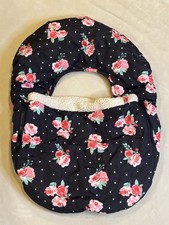 Floral Baby Car Seat Cover Black Pink Polka Dots And A Zipper Floral Baby Car Seat Cover Black Pink Polka Dots And A Zipper