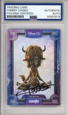 2023 Kakawow Disney 100 SIGNED Yax The Yak Zootopia Tommy Chong PSA DNA COA AUTO