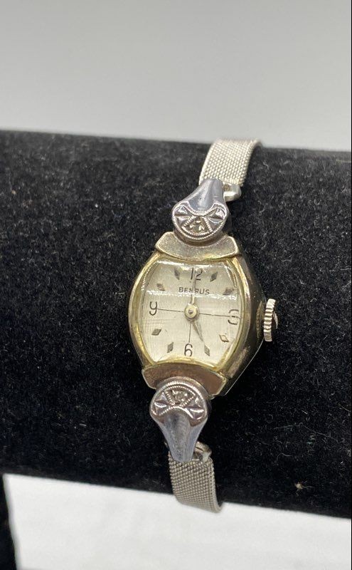 Benrus Gold Filled & Stainless Steel Mechanical Analog Women's Wristwatch