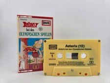 Asterix 12 bei den Olympischen Spielen Europa MC Kassette gelb 5x geschraubt