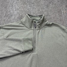 Vineyard Vines Performance 1/4 Zip Pullover Men S Green 44" x 29" Long Sleeve